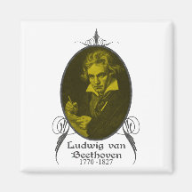 Ludwig van Beethoven Fridge Magnets