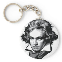 Ludwig van Beethoven Keychain