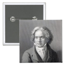 Ludwig van Beethoven Pinback Button