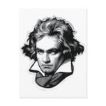 Ludwig van Beethoven Post Card