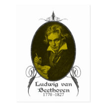 Ludwig van Beethoven Postcard