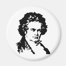 Ludwig van Beethoven Refrigerator Magnet