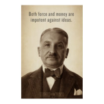Ludwig von Mises Ideas Print posters
