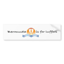 Luffers Sunset_Bermuda bumper sticker