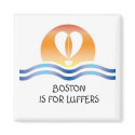 Luffers Sunset_Boston magnet by FUNauticals Luffers Sunset_Boston magnet