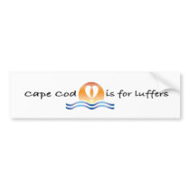Luffers Sunset_Cape Cod bumper sticker bumper stickers