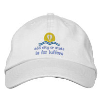 Luffers Sunset_"Is For Luffers" Template embroidered hats