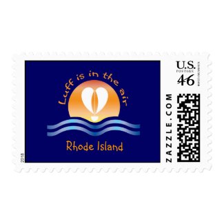 Luffers Sunset_Luff in air Rhode Island postage stamp