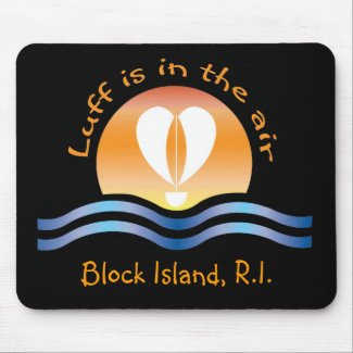 Luffers Sunset_Luff in the air Block Island, R.I. mousepad