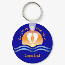 Luffers Sunset_Luff is in the air Cape Cod keychains
