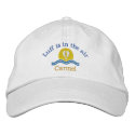 Luffers Sunset_Luff is in the air Carmel embroidered hats by FUNauticals Luffers Sunset_Luff is in the air Carmel embroidered hats