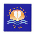 Luffers Sunset_Luff is in the air Carmel magnets by FUNauticals Luffers Sunset_Luff is in the air Carmel magnets