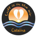 Luffers Sunset_Luff is in the air Catalina stickers by FUNauticals Luffers Sunset_Luff is in the air Catalina stickers