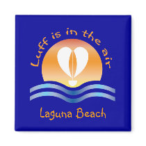 Luffers Sunset_Luff is in the air Laguna Beach magnets
