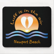 Luffers Sunset_Luff is in the air Newport Beach mousepads