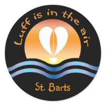 Luffers Sunset_Luff is in the air St. Barts Stickers
