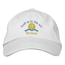 Luffers Sunset_Luff is in the air Vermont Embroidered Baseball Caps