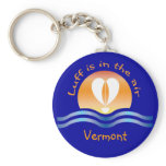 Luffers Sunset_Luff is in the air Vermont Key Chain