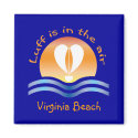 Luffers Sunset_Luff is in the air Virginia Beach magnets