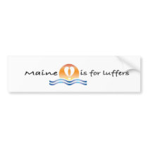 Luffers Sunset_Maine bumper sticker