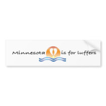 Luffers Sunset_Minnesota bumper sticker