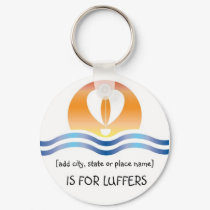 Luffers Sunset_Namedrop keychain