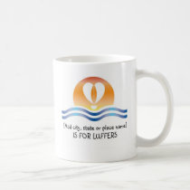 Luffers Sunset_Namedrop mug