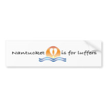 Luffers Sunset_Nantucket bumper sticker bumper stickers