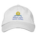 Luffers Sunset_Sailors Make Better embroidered hats by FUNauticals Luffers Sunset_Sailors Make Better embroidered hats