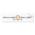 Luffers Sunset_Sailors Make bumper sticker bumper stickers by FUNauticals Luffers Sunset_Sailors Make bumper sticker bumper stickers