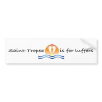 Luffers Sunset_Saint-Tropez bumper sticker