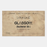 Luggage Glasgow (To customize) Rectangle Sticker