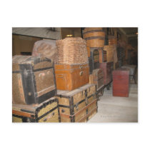 Luggage Post Card