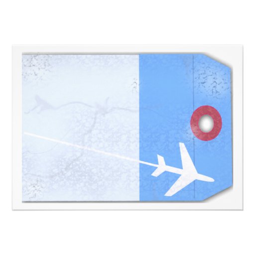 Luggage Tag Style Custom Announcements