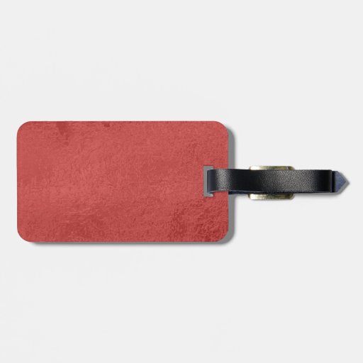Luggage Tag with Leather Strap Zazzle