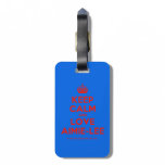 [Crown] keep calm and love aimie-lee  Luggage Tags