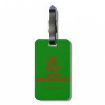 [No Crown] keep calm and love jordan dolan  Luggage Tags