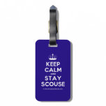 [Knitting crown] keep calm and stay scouse  Luggage Tags