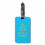 [Crown] keep calm and have a dance  Luggage Tags