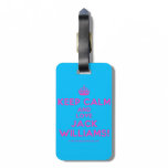 [Crown] keep calm and love❤ jack williams!  Luggage Tags