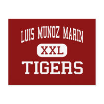 Luis Munoz Marin - Tigers - Middle - Newark postcards by customteamsportswear Luis Munoz Marin - Tigers - Middle - Newark postcards