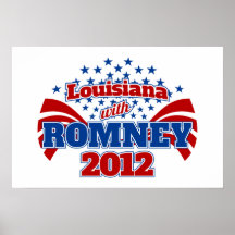 Luisiana con Romney 2102 Poster