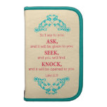 Luke 11:9 folio planner