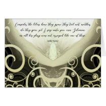 Luke 12:27-Consider the lilies-God Will Comfort cards by samack Luke 12:27-Consider the lilies-God Will Comfort cards
