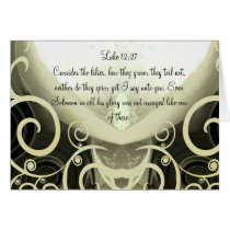 Luke 12:27-Consider the lilies-God Will Comfort cards