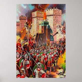 Luke 19:41-44 Jerusalem Will Be Destroyed poster