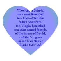 Luke 1: 26 - 27 stickers