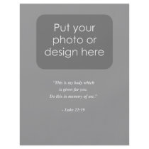 LUKE 22:19 Bible Verse Flyers