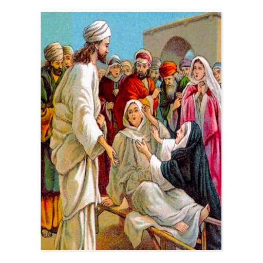 Luke 7 11 17 Jesus Brings A Dead Man To Life Postc Postcard Zazzle luke-7-11-17-jesus-brings-a-dead-man-to-life-postc-postcard-zazzle