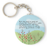 Luke 8:15 - Produce A Crop Keychain